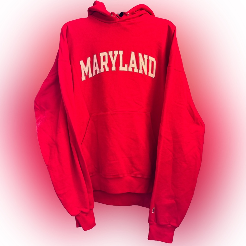 Y2K University of Maryland College Park Terrapins Champion Hoodie, XL